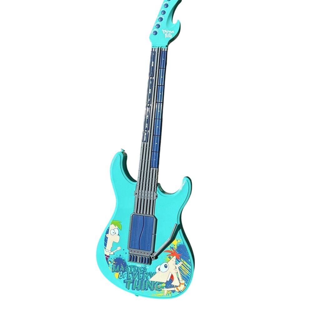 Phineas and Feb Rock & Roll Electric Toy Guitar - 2011 Disney